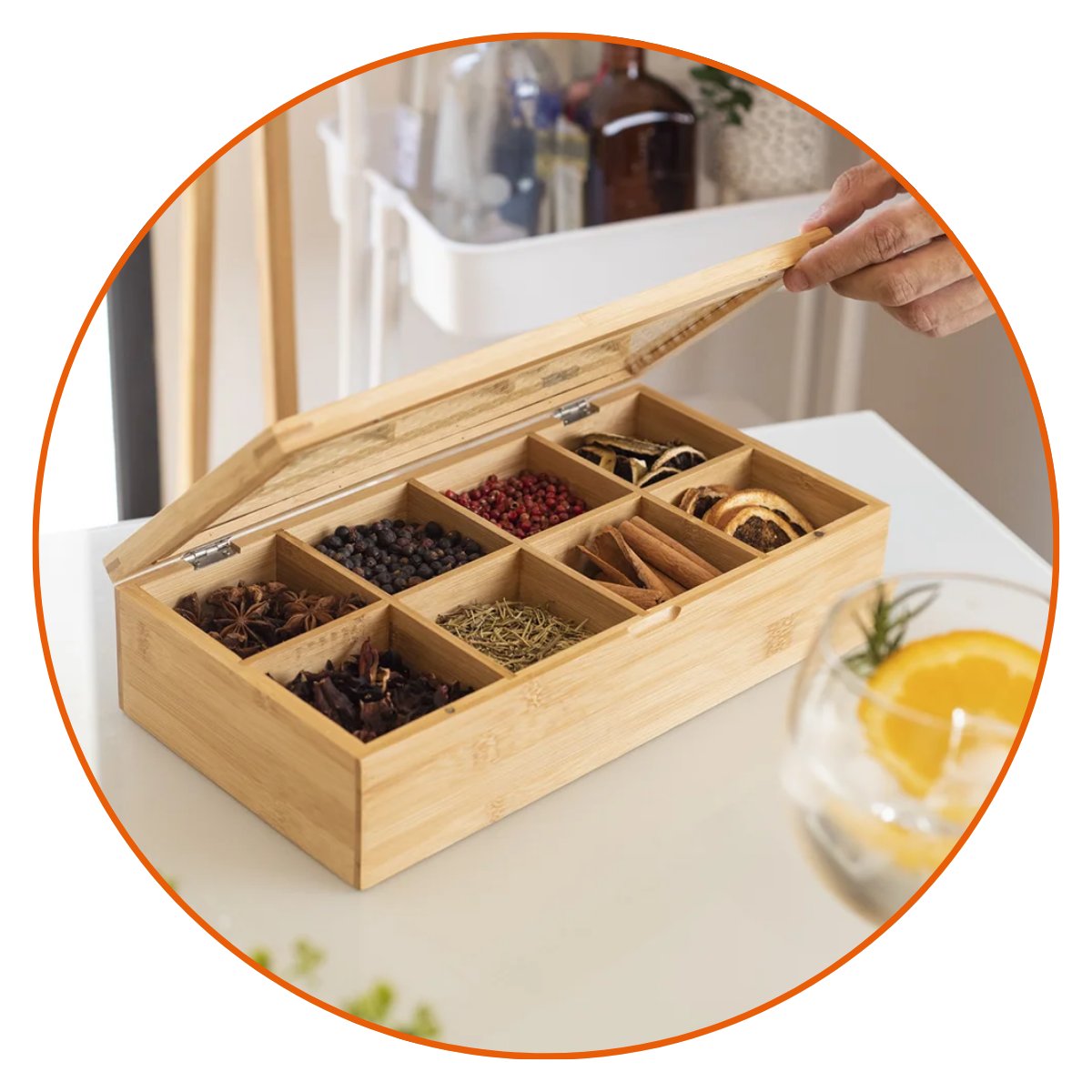 Organizadores de Bambu