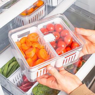 Organizador Clear Fresh 2,2L com Dois Cestos de Acrílico - OU