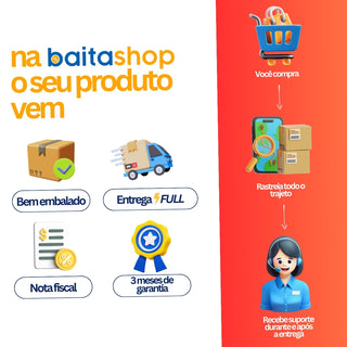 Lixeira para Banheiro, Cozinha - Preto 6,5L