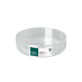 Organizador Giratório de Acrílico para Cozinha, Quarto, Banheiro 18cm