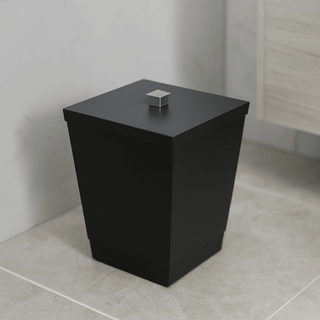 Lixeira para Banheiro, Cozinha - Preto 6,5L