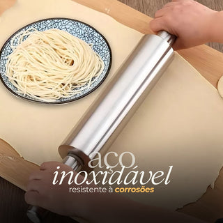 Rolo de Massa Inox de Antiaderente Profissional