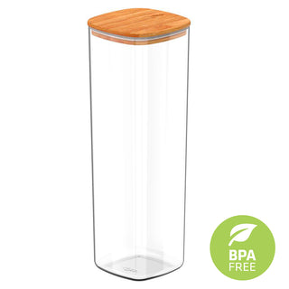 Pote Hermético 2L com Tampa de Bambu 2L - OU