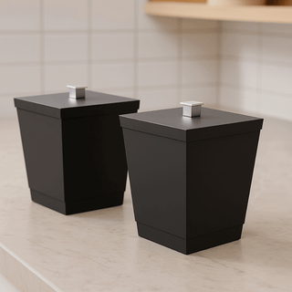 Kit 2 Lixeiras Para Banheiro Cozinha Cesto 6,5L 