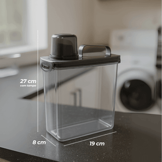 Dispenser para Sabão ou Alimentos 3L Com Copo Medidor