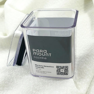Pote Hermético com Vedação de Acrílico - Vários Tamanhos - Monte seu Kit