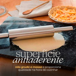 Rolo de Massa Inox de Antiaderente Profissional