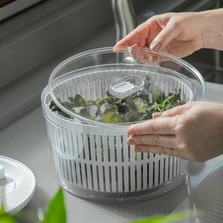 CONJUNTO SECADOR E ORGANIZADOR CLEAR FRESH 5,5L NATURAL
