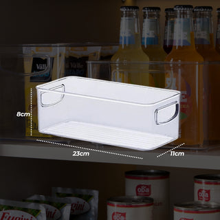 Kit 6 Organizadores Diamante de Acrílico 23x11x8cm Para Gaveta, Geladeira, Armário e Banheiro
