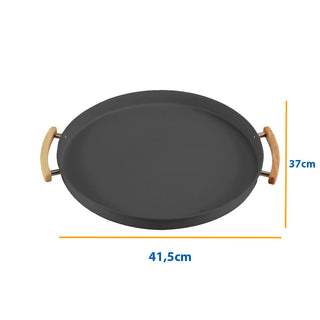 Bandeja de Metal Chumbo Sense com Alças - OU