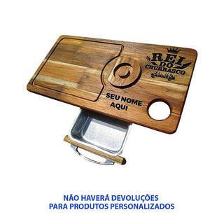 Tábua para Churrasco Personalizada Inteligente - Escolha a Personalização