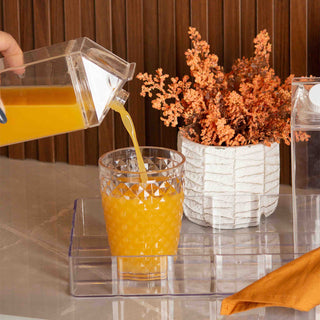 Garrafa Antivazamento de Acrílico para Geladeira Suqueira 1L