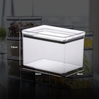 Kit 2 Potes Herméticos para Mantimentos Empilháveis ​​1,8L