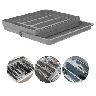Organizador de Talheres para Gaveta com Extensor Chumbo - OU