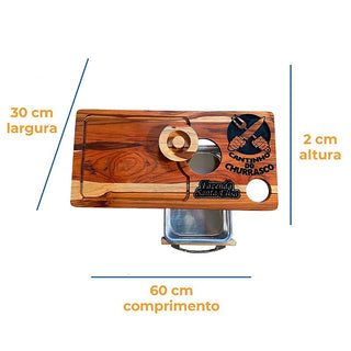 Tábua para Churrasco Personalizada Inteligente - Escolha a Personalização