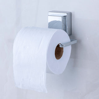 Suporte para Papel Higienico com Ventosa para Banheiro - Cromado